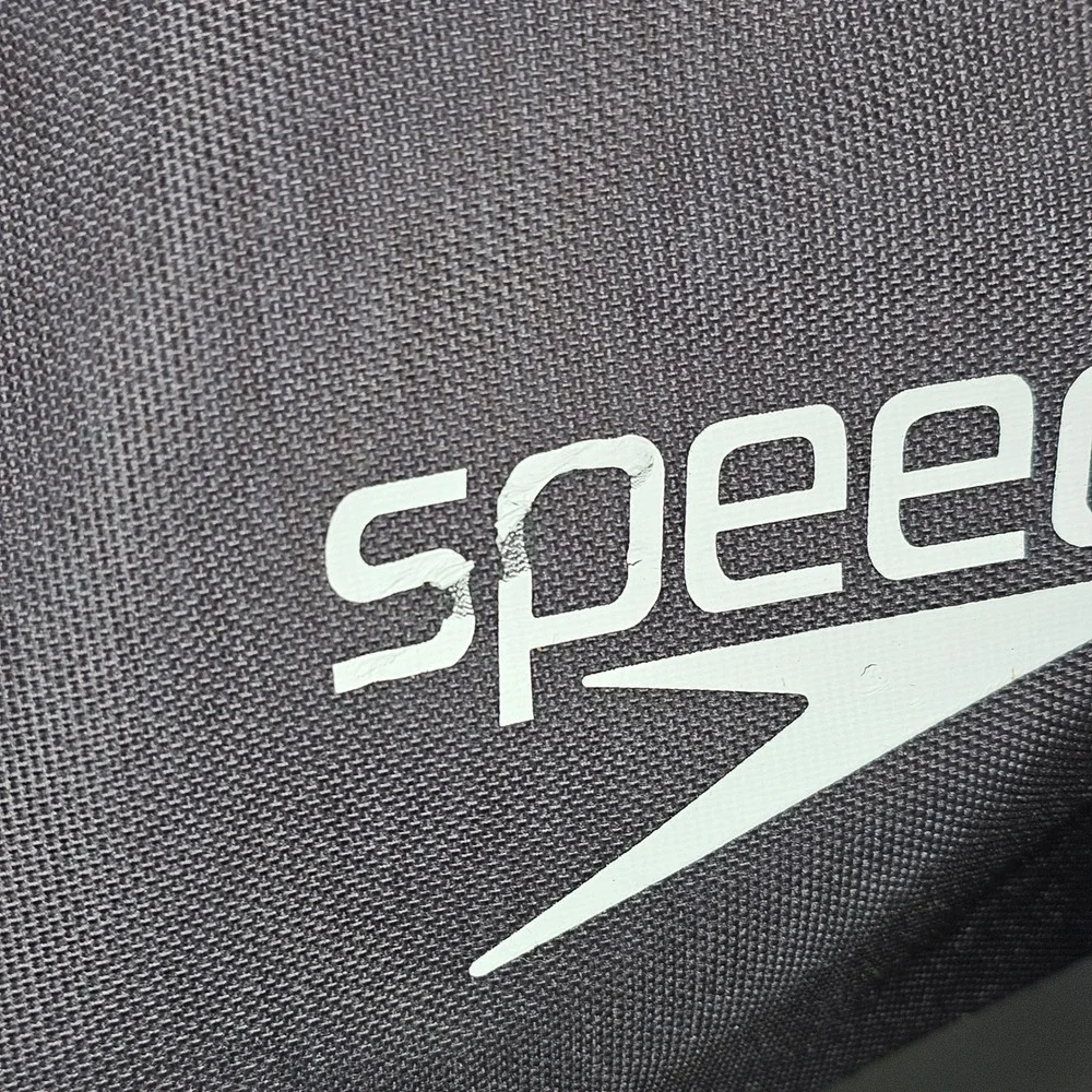 Speedo Team Stereo Backpack Charcoal Black Swim Gear Bag Training Rucksack